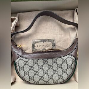 Ophidia Mini GG Supreme Canvas & Leather Shoulder Bag- Pre-loved